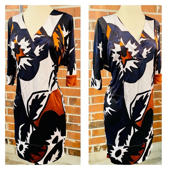 DVF Diane Von Furstenberg Venus Sill Dress Size 6 - Picture 3 of 6